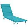 vidaXL Solseng Pude GEMERT 100% polyester Turkis 200 x 50 x 3 cm