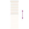 vidaXL zebragardin marmorbeige 50x150 cm stofbredde 45,9 cm polyester