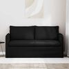 vidaXL Sofa 140cm Sort Metal
