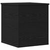 vidaXL Opbevaringskasse Sort eg 40 x 42 x 46 cm Konstrueret tr&aelig;