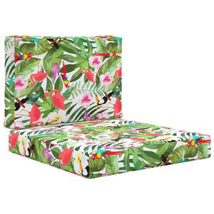 vidaXL Udend&oslash;rs Sofa Pude 2 pcs farverig Polyester