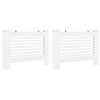 vidaXL radiatorskjulere 2 stk. 112 x 19 x 81,5 cm MDF hvid
