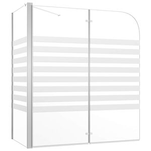 vidaXL brusev&aelig;g 120x68x130 cm h&aelig;rdet glas stribet