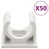 vidaXL kabelkanaler med clips &Oslash;20 mm 30 m PVC