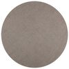 vidaXL Omr&aring;det&aelig;pper Rund LUGO Creme og Taupe &Oslash; 160 CM Polyester