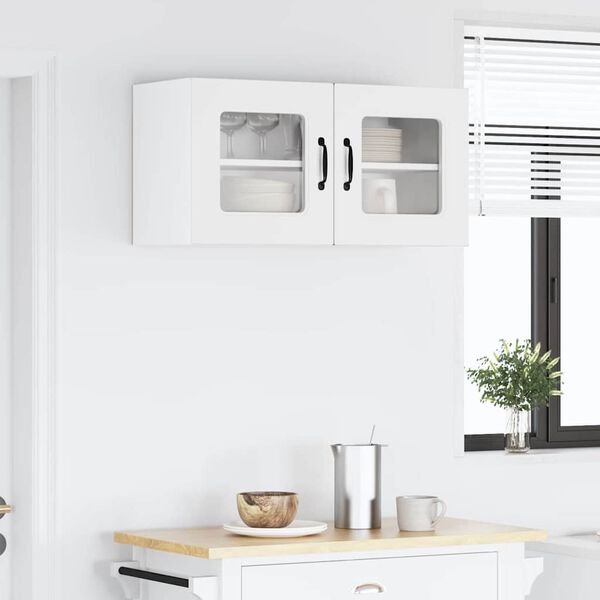 vidaXL K&oslash;kkenskab Kalmar Hvid 80 x 31 x 40 cm Konstrueret tr&aelig;