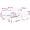 vidaXL lounges&aelig;t til haven 4 dele med hynder massivt akacietr&aelig;