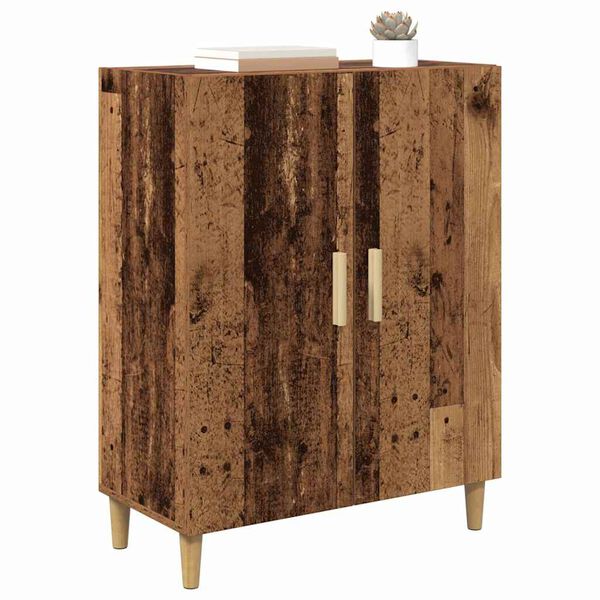 vidaXL Sideboard Gammelt tr&aelig; 70 x 34 x 90 cm Konstrueret tr&aelig;