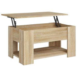 vidaXL sofabord 79x49x41 cm konstrueret tr&aelig; sonoma-eg