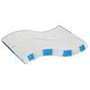 vidaXL springmadras m. pocket-fjedre medium fasthed 200x200 cm