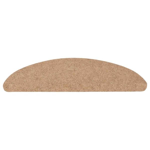 vidaXL selvkl&aelig;bende trappem&aring;tter 15 stk. 56x17x3 cm beige