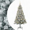 vidaXL Kunstig juletr&aelig; med kugler 120 cm 150 LED'er Varm hvid