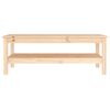 vidaXL sofabord 110x50x40 cm massivt fyrretræ