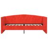 vidaXL daybed med madras og USB 90x200 cm fl&oslash;jl vinr&oslash;d
