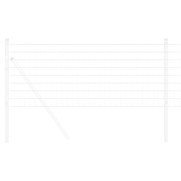 vidaXL Euro Hejn Sølv 0.4 x 50 m Varmegalvaniseret jern