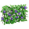 vidaXL espalier med kunstig vedbend 180x30 cm udvidelig gr&oslash;n