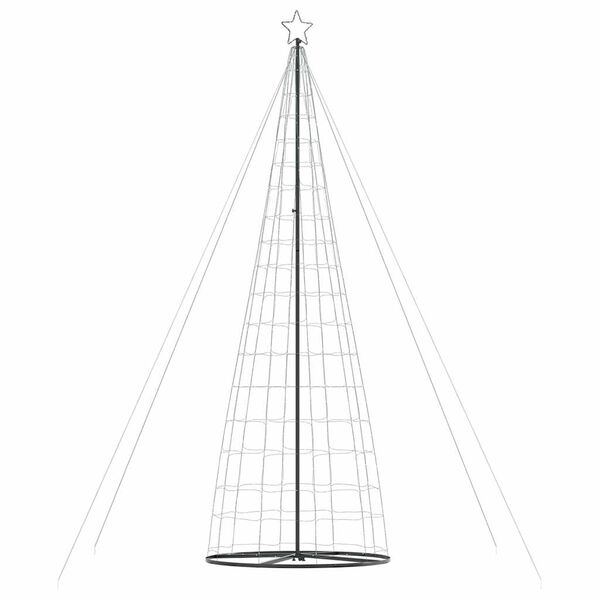 vidaXL LED-juletr&aelig; 1534 LED'er 500 cm flerfarvet lys