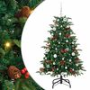 vidaXL Kunstigt juletr&aelig; med stativ Gr&oslash;n 150 cm PVC og metal og plast