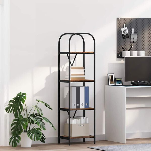 vidaXL Bogreol R&oslash;get eg 40 x 30 x 146 cm Konstrueret tr&aelig;