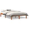 vidaXL sengeramme uden madras 120x190 cm massivt fyrretr&aelig; gyldenbrun