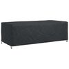 vidaXL M&oslash;belbetr&aelig;k Ensfarvet Sort 300 x 140 x 90 cm 210D