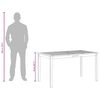 vidaXL havebord 140x80x74 cm massivt akacietr&aelig;