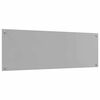 vidaXL K&oslash;kkenbacksplash 2 pcs Lysegr&aring; 120 x 40 cm h&aelig;rdet glas