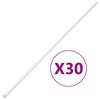 vidaXL kabelkanaler med clips &Oslash;16 mm 30 m PVC