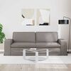 vidaXL Sofa Gr&aring;brun Samlede dimensioner: 222 x 80 x 82 cm (B x D x H)