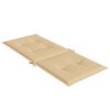 vidaXL stolehynder med høj ryg 6 stk. 120x50x7 cm stof beige