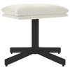 vidaXL fodskammel 60x60x36 cm fl&oslash;jl cremefarvet