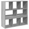vidaXL bogreol/rumdeler 100x33x94,5 cm gr&aring; sonoma-eg