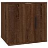 vidaXL v&aelig;gh&aelig;ngt tv-skab 40x34,5x40 cm brun egetr&aelig;