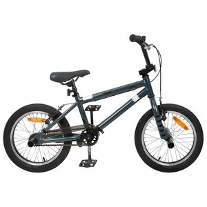 vidaXL BMX Cykel 16 tommer til 5-8 &aring;r gamle M&oslash;rkegr&aring;