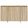 vidaXL Sideboard Sonoma-eg 120 x 41 x 75 cm Konstrueret tr&aelig;