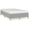 vidaXL sengeramme uden madras 120x190 cm stof enkeltseng lysegr&aring;