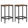 vidaXL Barb&aelig;nk 2 stk. Gammelt tr&aelig; 40 x 32 x 64 cm Konstrueret tr&aelig;