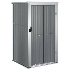 vidaXL redskabsskur til haven 88x89x161 cm galvaniseret st&aring;l gr&aring;