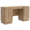 vidaXL Bord Artisan-eg Konstrueret tr&aelig; 142,5 x 50 x 75 cm