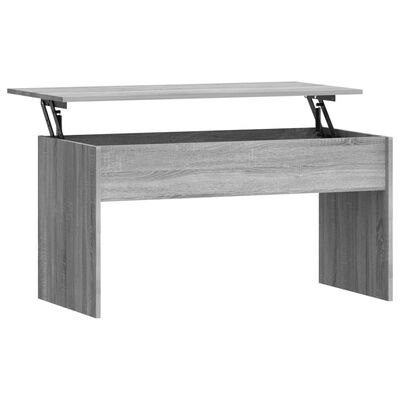 vidaXL sofabord 102x50,5x52,5 cm konstrueret træ grå sonoma-eg
