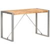 vidaXL spisebord 120x60x75 cm massivt ru mangotr&aelig;