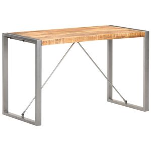 vidaXL spisebord 120x60x75 cm massivt ru mangotr&aelig;