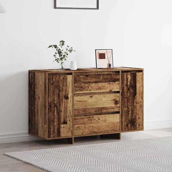 vidaXL Sideboard Gammelt tr&aelig; 120 x 41 x 75 cm Konstrueret tr&aelig;