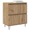 vidaXL Sideboards 2 pcs artisan eg 120 x 35 x 70 cm Konstrueret tr&aelig;