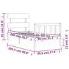 vidaXL sengeramme uden madras 90x200 cm massivt fyrretr&aelig; hvid
