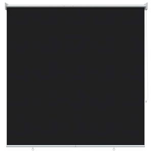 vidaXL Udeterrasse Rullegardin UV Beskyttelse Sort Polyester