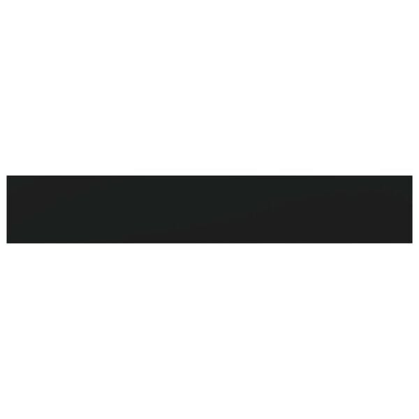 vidaXL boghylder 4 stk. 60x10x1,5 cm konstrueret tr&aelig; sort