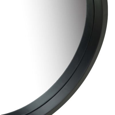 vidaXL vægspejl med strop 40 cm sort