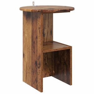 vidaXL Sidebord Gammelt tr&aelig; &Oslash; 39,5 x 55 cm Konstrueret tr&aelig;