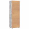 vidaXL Highboard FLORIN Beton Gr&aring; 60 x 35 x 182 cm Konstrueret tr&aelig;